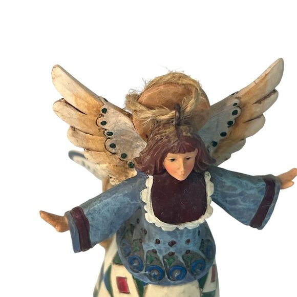Jim Shore 2002 Angel Heartwood Creek Hanging Ornament C107462 Collectible Tag - Picture 4 of 8